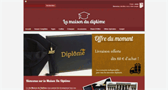 Desktop Screenshot of maison-du-diplome.com