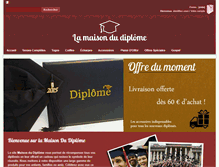 Tablet Screenshot of maison-du-diplome.com